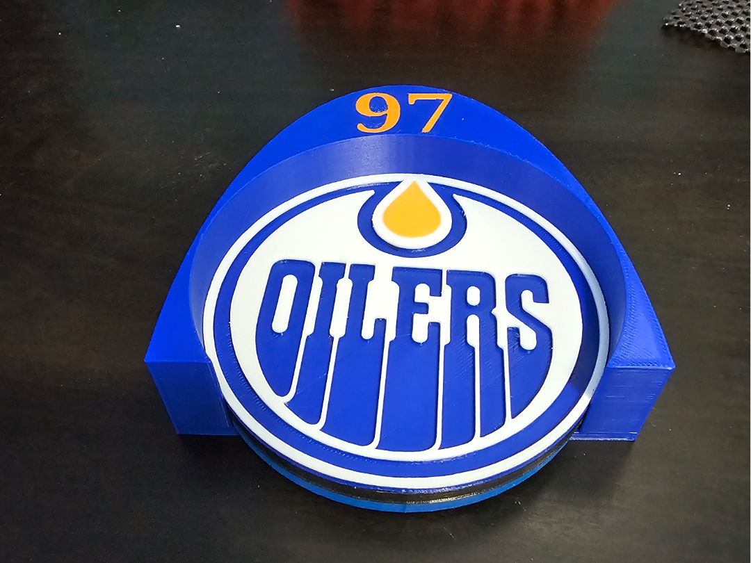 Coaster with Holder - NHL - Edmonton Oilers