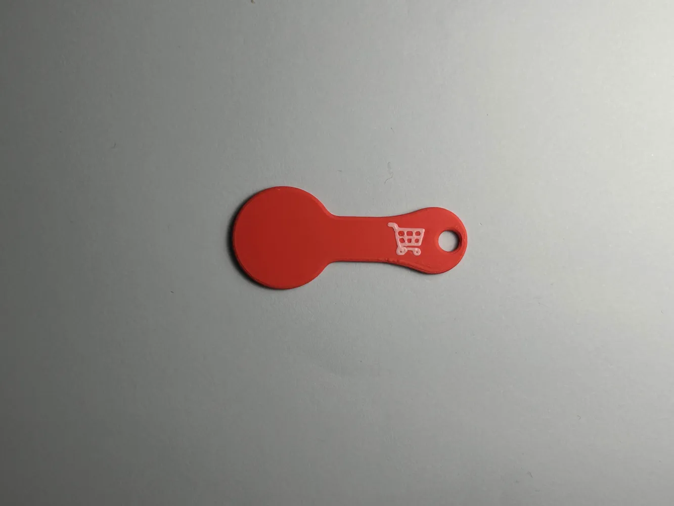 Custom Keychain - Shopping Cart Token - Free 3D Print Model - MakerWorld