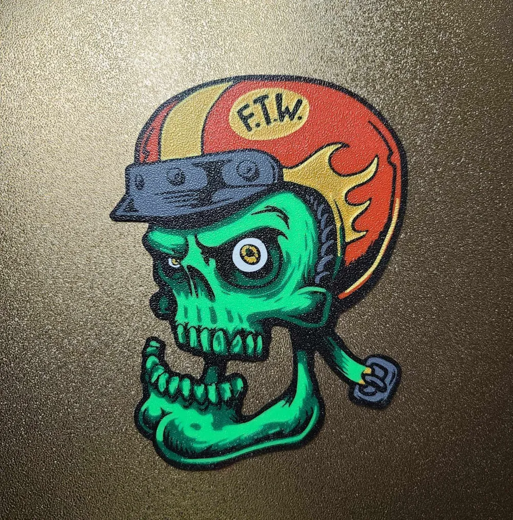 2D - For The Win Racing Skull by Wizard7741 - MakerWorld