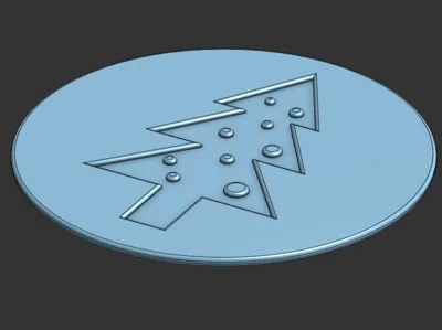 Christmas Tree Coaster