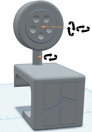 PTFE Swivel Guide for A1 Top mount