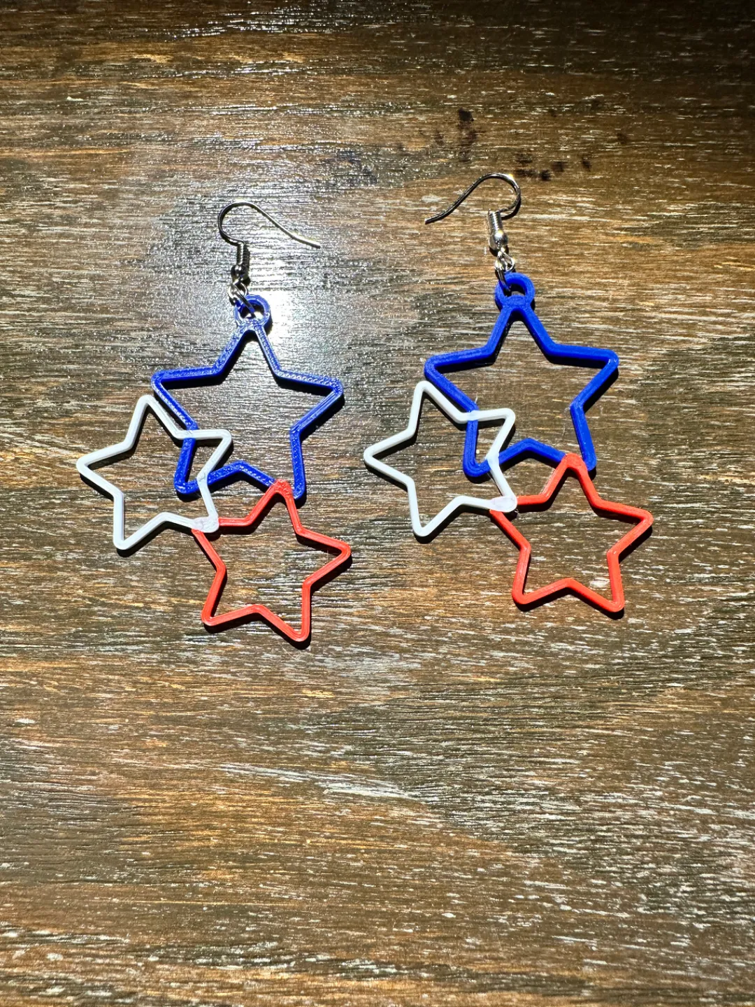 Patriotic Star Earrings view 4