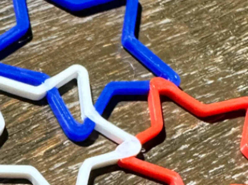 Patriotic Star Earrings