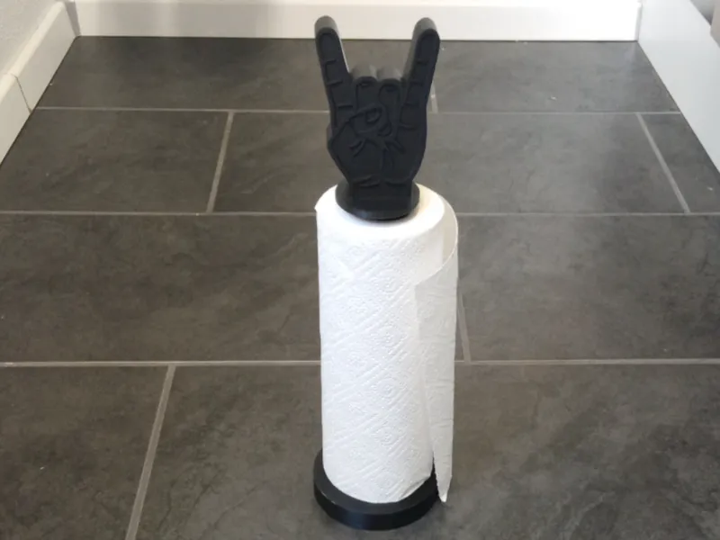 Küchenrollenhalter für Metalheads