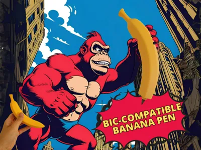 Bic-Compatible Banana Pen 