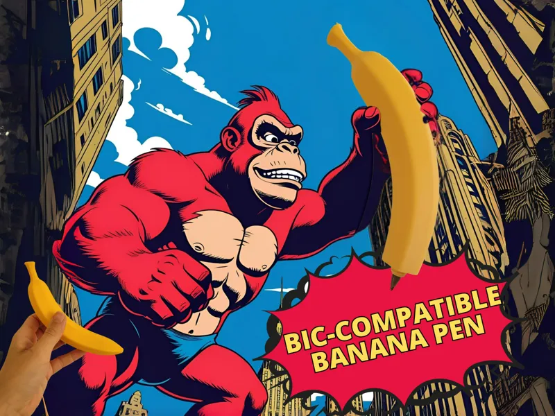 Bic-Compatible Banana Pen 