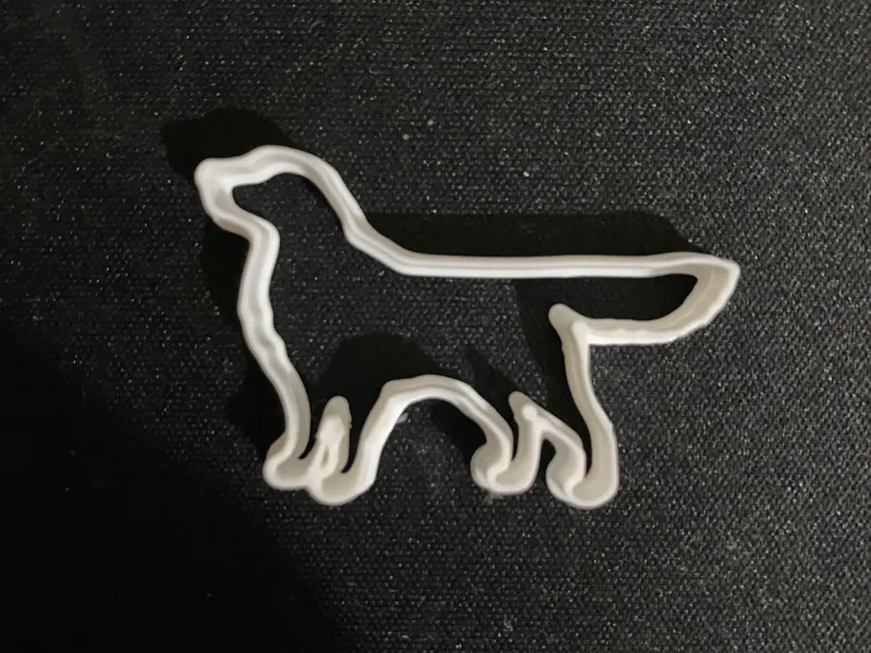 Golden Retriever cookie cutter