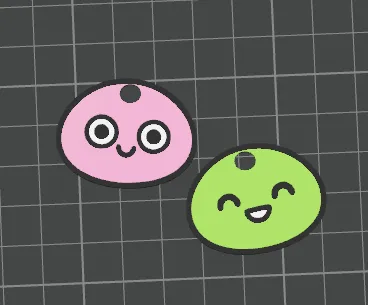 Mochi earring view 2