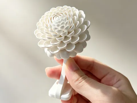 Modelo para impresión 3D: 一只安静的小雏菊_花世界起点 — referencia de MakerWorld