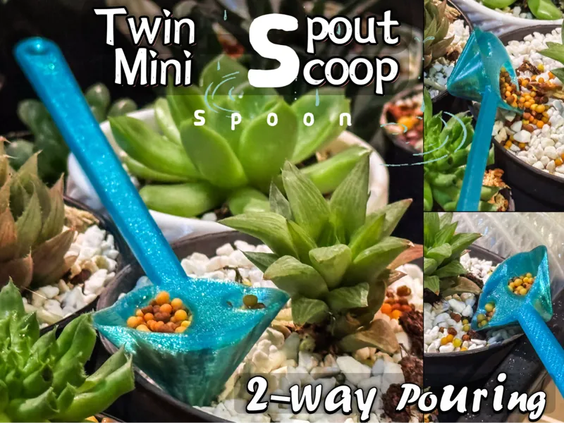 TwinSpout Mini Scoop | loong handle 