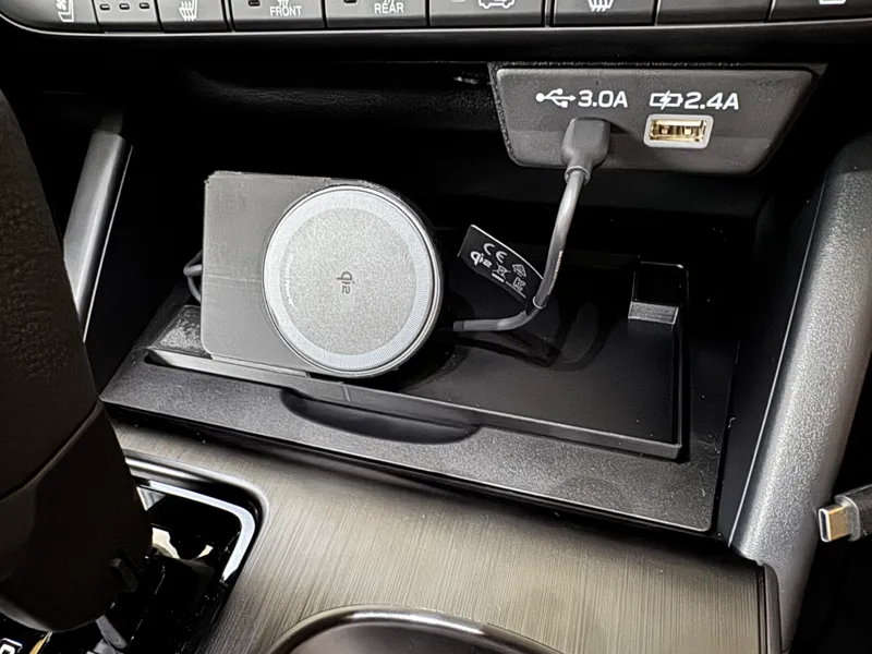 2026 Subaru Outback Anker Zolo charging tray