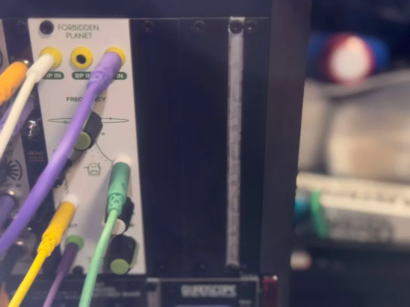 Eurorack 1 hp Blank - designed for Minibrute 2