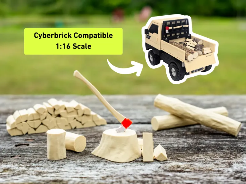 TimberTech: Logging Props for CyberBrick 1:16