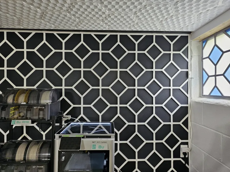 Decorative Geometric Wall panels (Print-A-Wall)