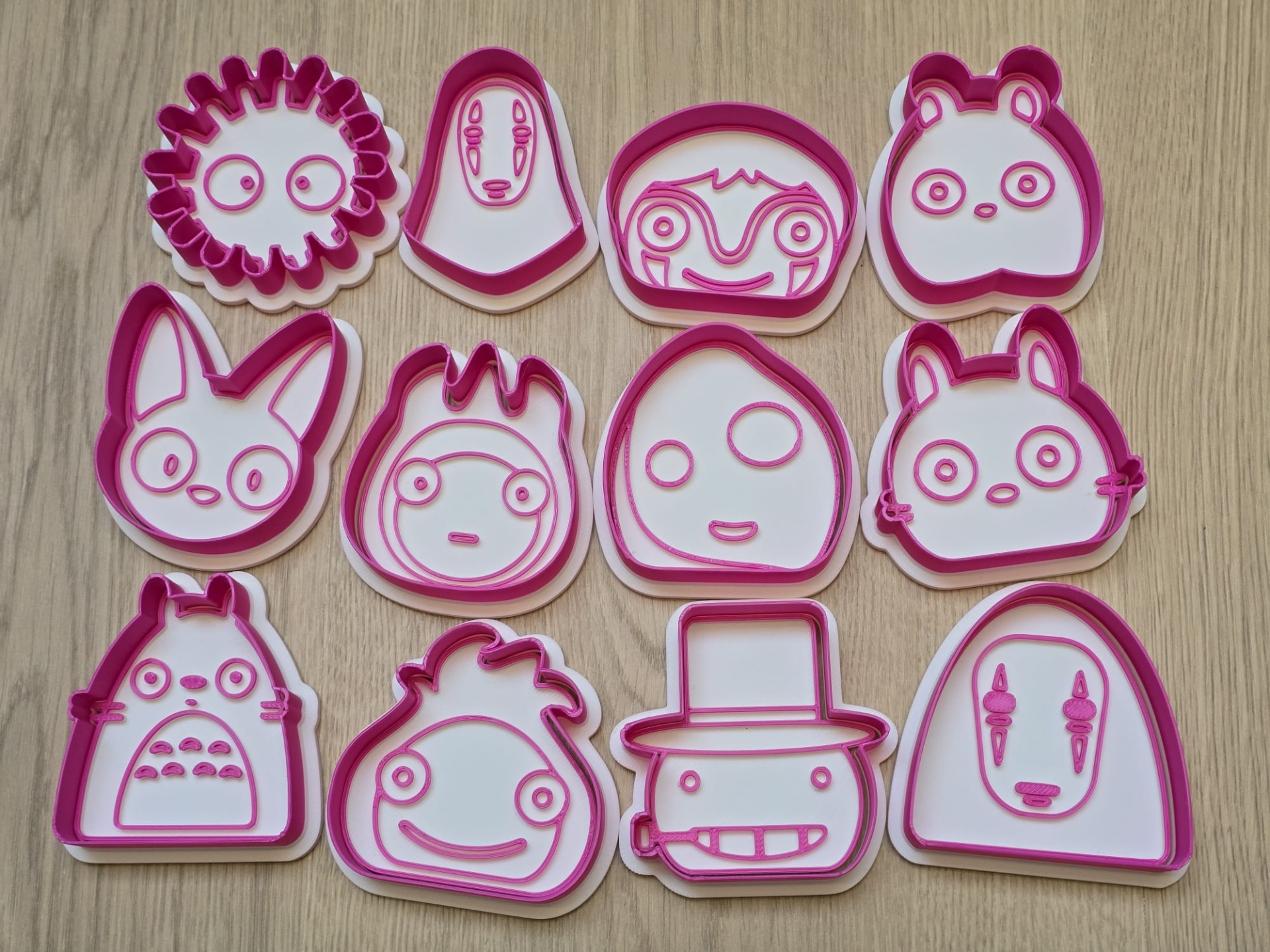 Ghibli Cookie Cutter Craft Stamp Set