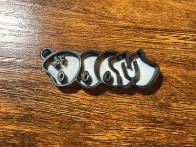 AMS MF DOOM Keychain