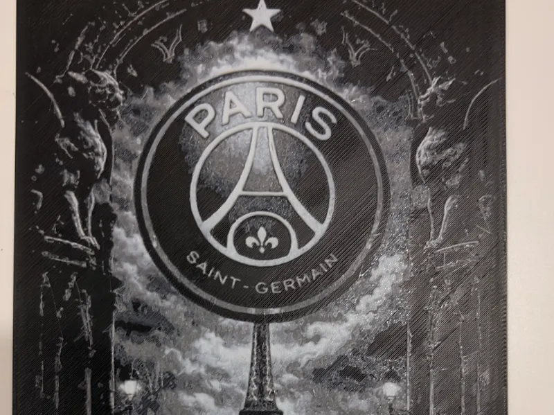Tableau 3D - PSG Ligue des champions 2025