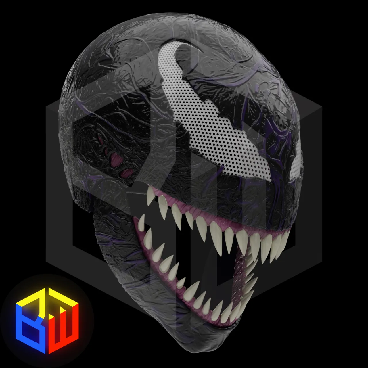 Venom Helmet with Movable Jaw view 4