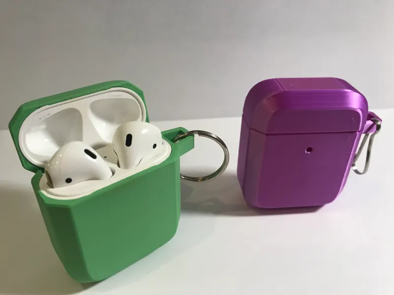 Keychain Flat-Edged AirPods 1/2 Case