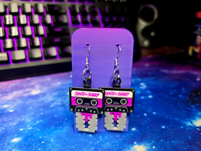 Razor Cassette Earrings