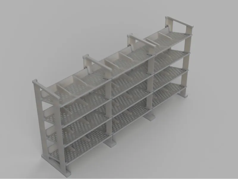 Modulares Gewürzregal (ohne Kleben)