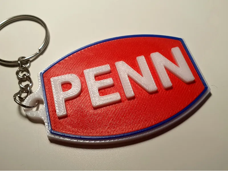 Penn fishing keychain
