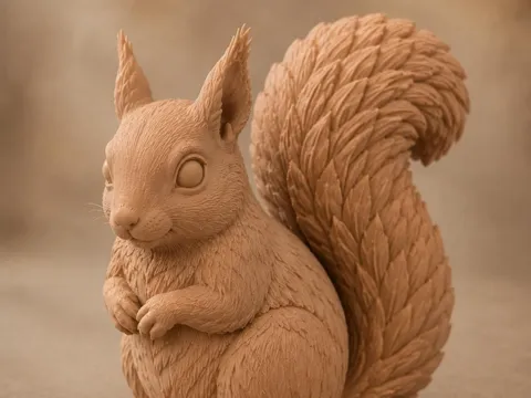 Modelo para impresión 3D: Eichhoernchen-Figur — referencia de MakerWorld