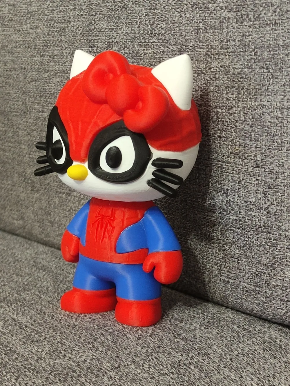 Hello Kitty (spider-man) NO AMS - Free 3D Print Model - MakerWorld