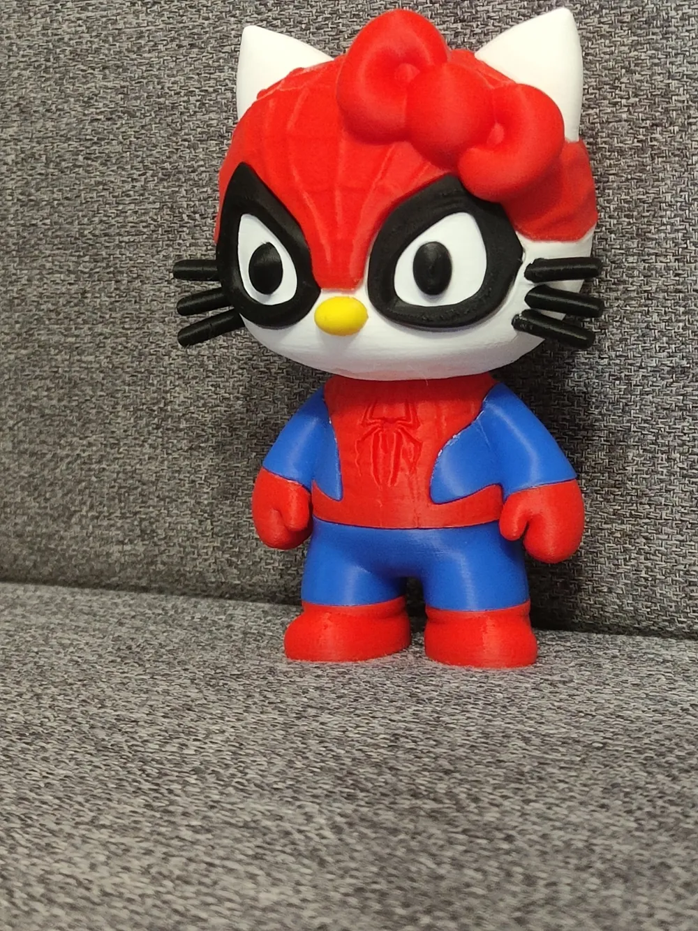 Hello Kitty (spider-man) NO AMS - Free 3D Print Model - MakerWorld