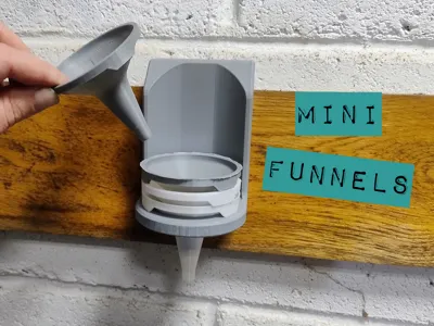 Mini Stackable Funnels & French Cleat Mount
