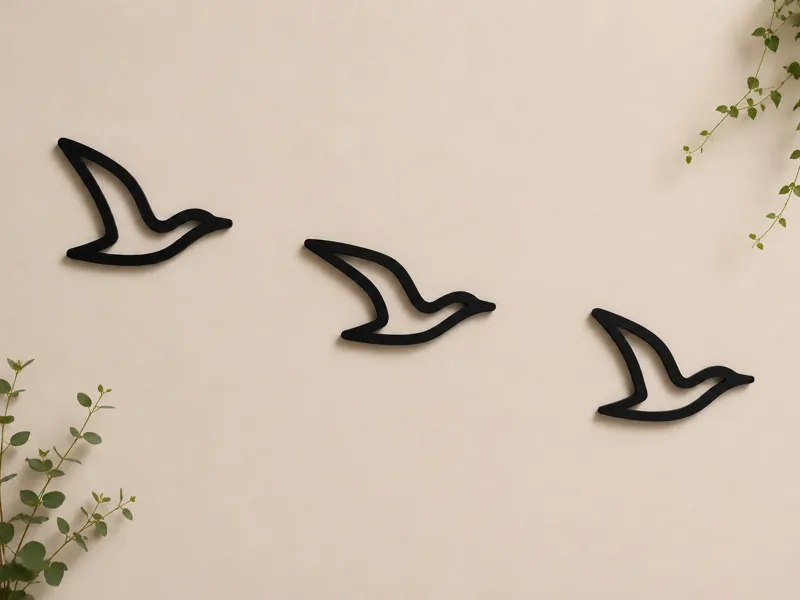 Minimal Flying Bird Wall Decor,  Modern Wall Art