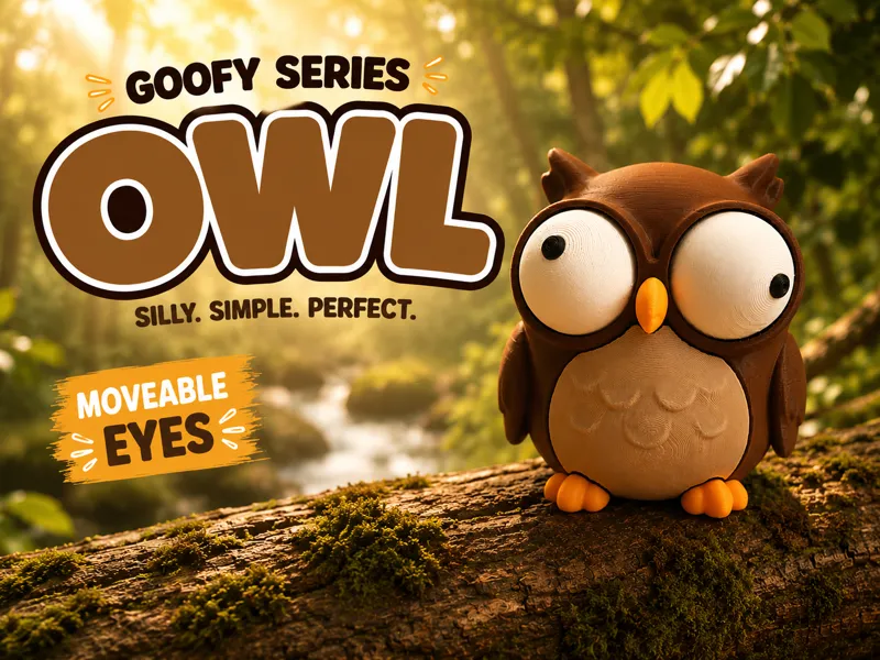 Goofy series – OWL Movable Eyes NOAMS