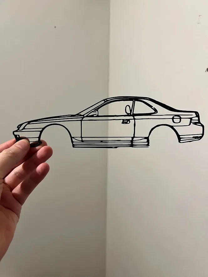 Honda Prelude 5g  Car silhouette