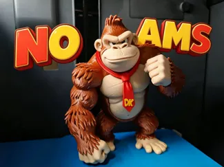 Donkey Kong 大金刚咚奇刚 DK 分件打印 可当单支笔筒 (无需AMS)