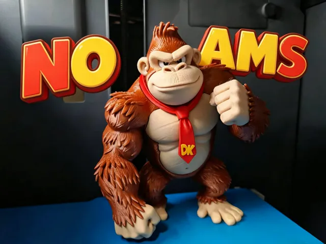 Donkey Kong 大金刚咚奇刚 DK 分件打印 可当单支笔筒 （无需AMS）