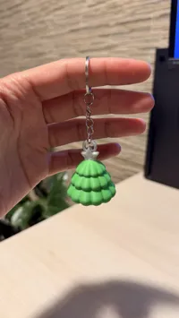Cute Xmas Tree Keychain
