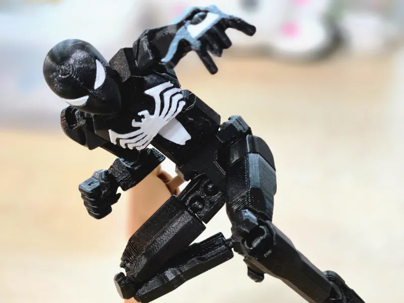Proto 9 Spider Man Black Webbing Action Figure