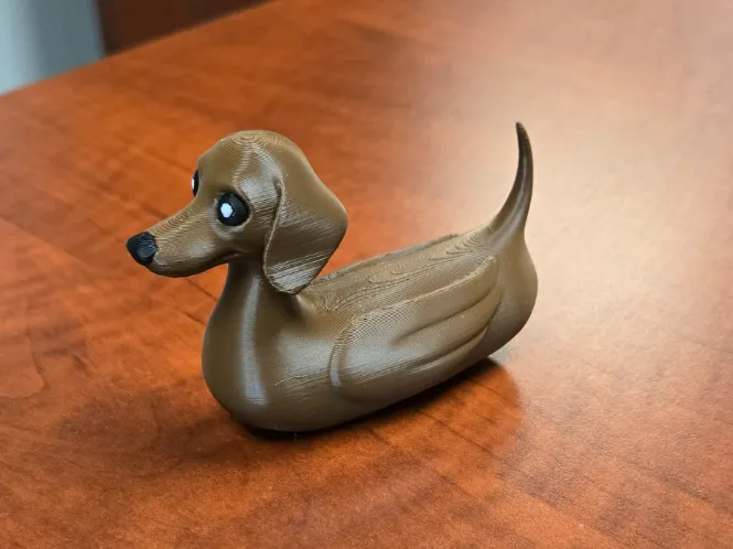 Dachshund Rubber Duckie Mashup