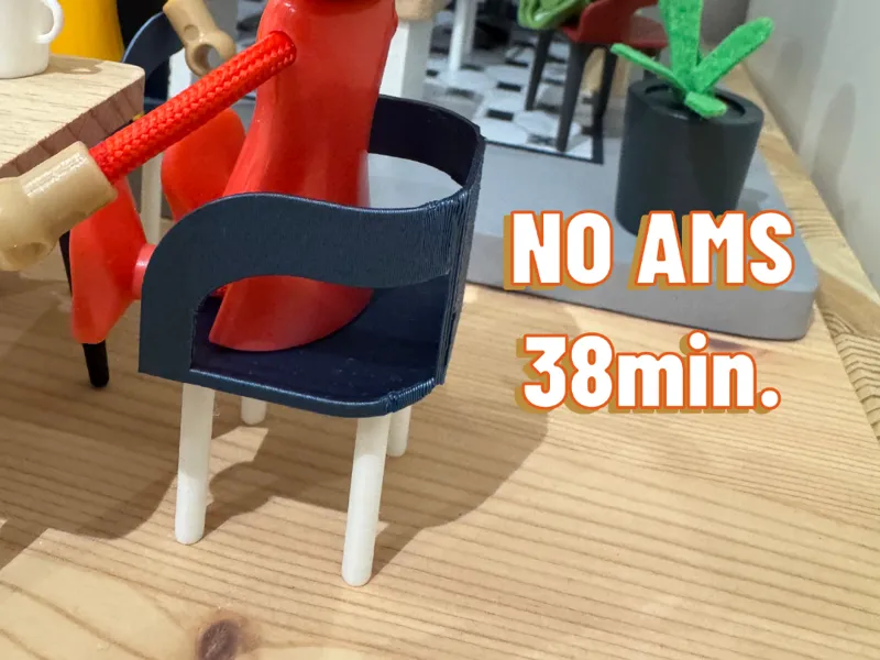 Miniature Chair for Dioramas & Playmobil Figures