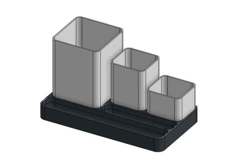 Desk Organizer Simple by Spin3D MakerWorld