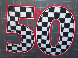 checkered 50