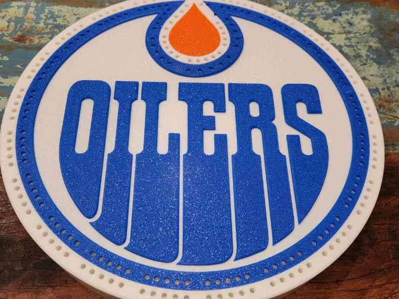 Edmonton Oilers Crib Board