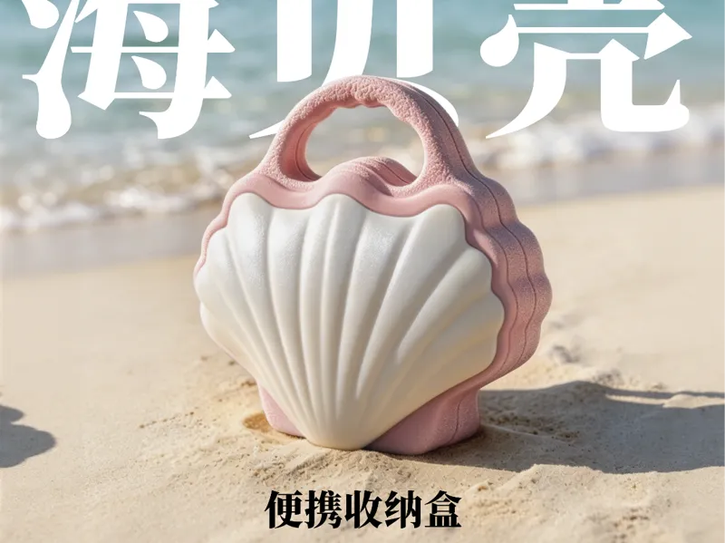 海贝壳｜便携收纳盒（防沙 收纳 装饰）