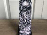 0.08mm layer, 2 walls, 100% infill