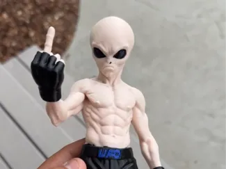 UFC Alien giving the bird