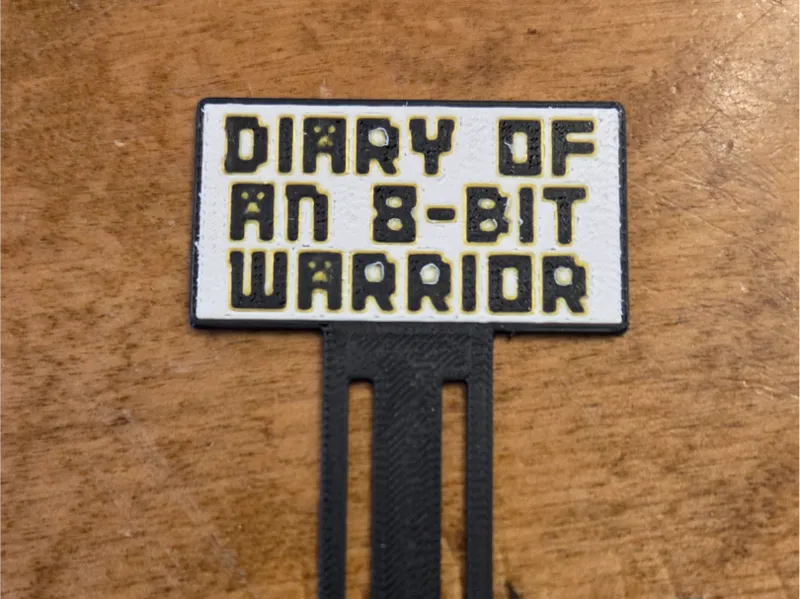 Diary of an 8-bit Warrior Bookmark