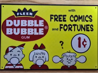 Dubble Bubble Vintage Sign