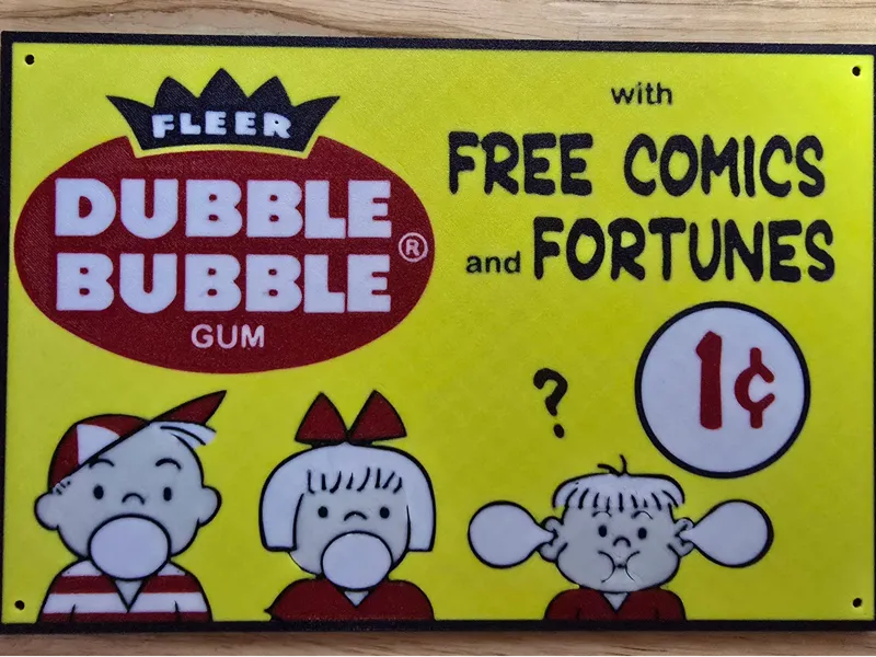 Dubble Bubble Vintage Sign