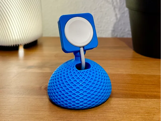 Retro AppleWatch charger stand (iMac inspired)