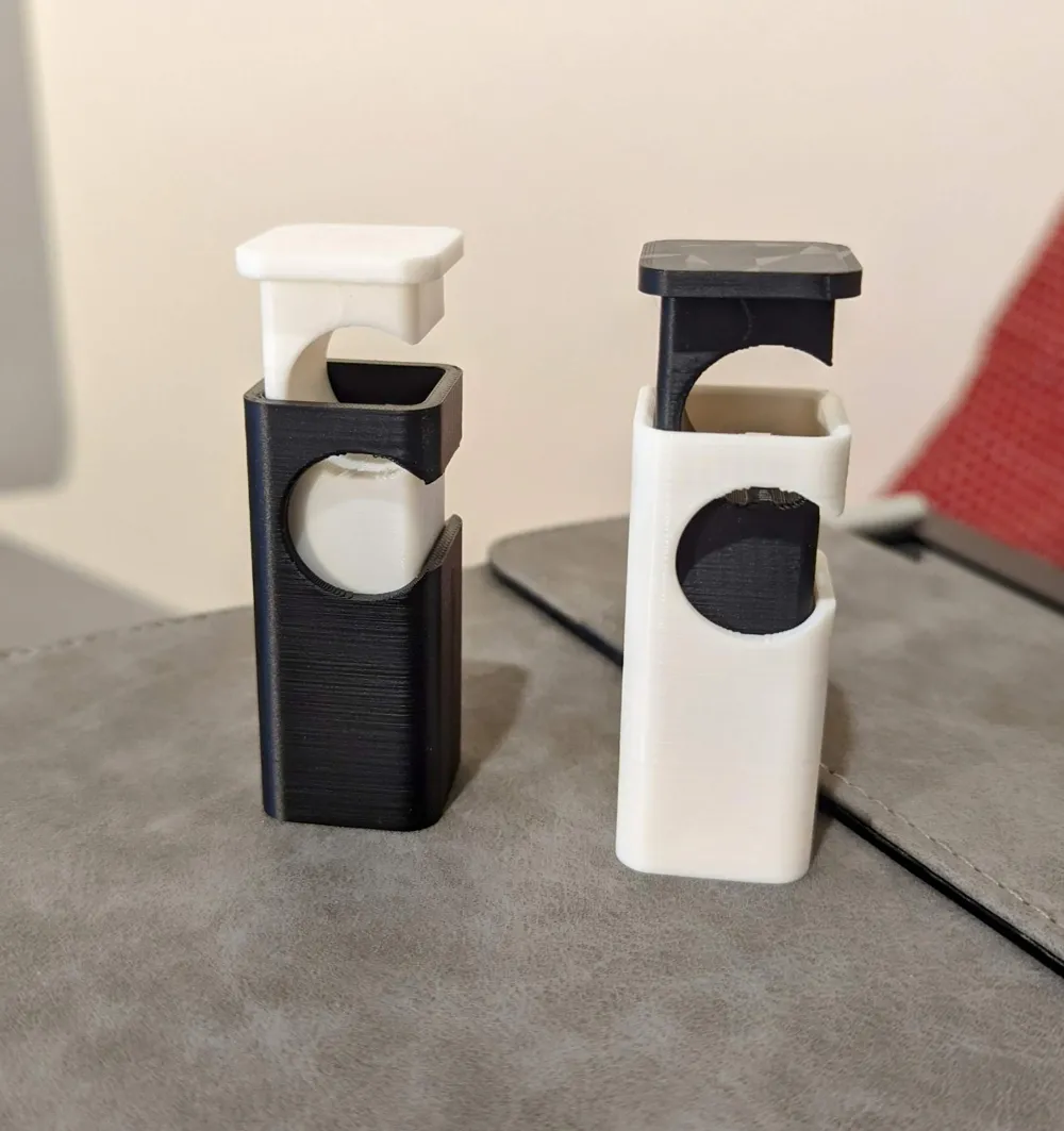 Bag clip with fully printed mechanism (printed spring works even in PLA ...